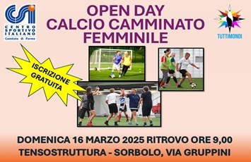 Open Day Calcio Camminato