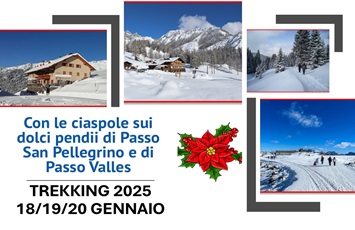 Trekking 2025 - 18/19/20 Gennaio 2025